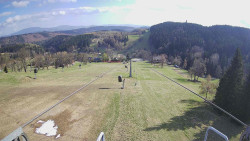 Lanovka - pohled dolů