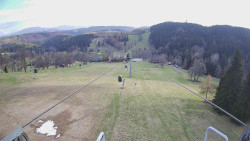 Lanovka - pohled dolů