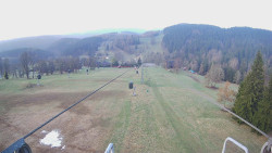 Lanovka - pohled dolů