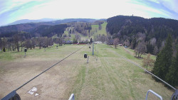 Lanovka - pohled dolů