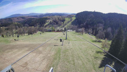 Lanovka - pohled dolů