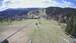 Lanovka - pohled dolů