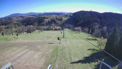 Lanovka - pohled dolů