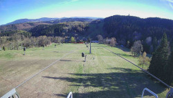 Lanovka - pohled dolů