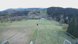 Lanovka - pohled dolů