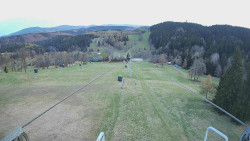 Lanovka - pohled dolů