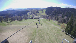 Lanovka - pohled dolů