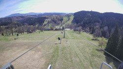 Lanovka - pohled dolů