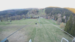 Lanovka - pohled dolů