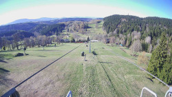 Lanovka - pohled dolů