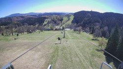 Lanovka - pohled dolů