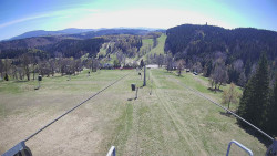 Lanovka - pohled dolů