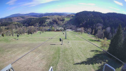 Lanovka - pohled dolů