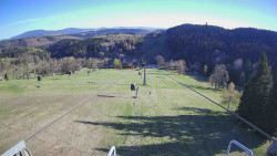 Lanovka - pohled dolů