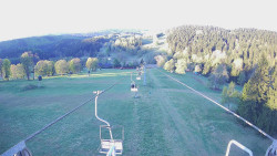 Lanovka - pohled dolů