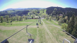 Lanovka - pohled dolů