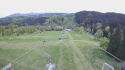 Lanovka - pohled dolů