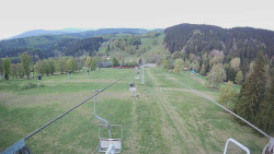 Lanovka - pohled dolů