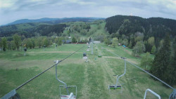 Lanovka - pohled dolů