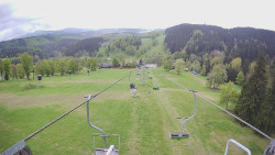 Lanovka - pohled dolů