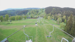 Lanovka - pohled dolů