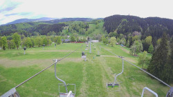Lanovka - pohled dolů