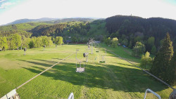 Lanovka - pohled dolů