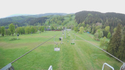 Lanovka - pohled dolů