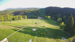 Lanovka - pohled dolů