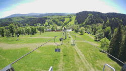 Lanovka - pohled dolů
