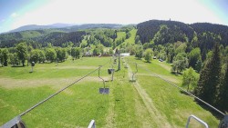 Lanovka - pohled dolů