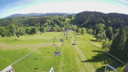 Lanovka - pohled dolů