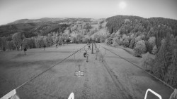 Lanovka - pohled dolů