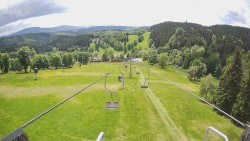 Lanovka - pohled dolů
