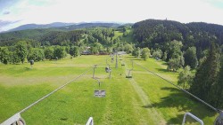 Lanovka - pohled dolů