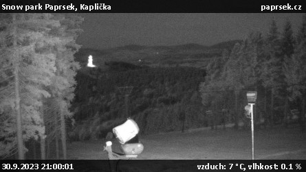 Snow park Paprsek - Kaplička - 30.9.2023 v 21:00