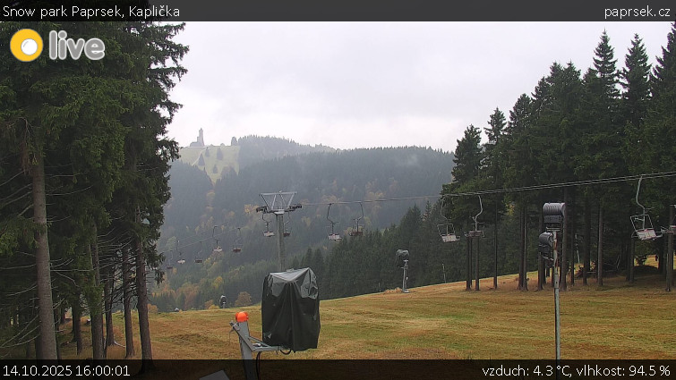 Snow park Paprsek - Kaplička - 14.10.2025 v 16:00 Snow park Paprsek - Kaplička - 14.10.2025 v 16:00