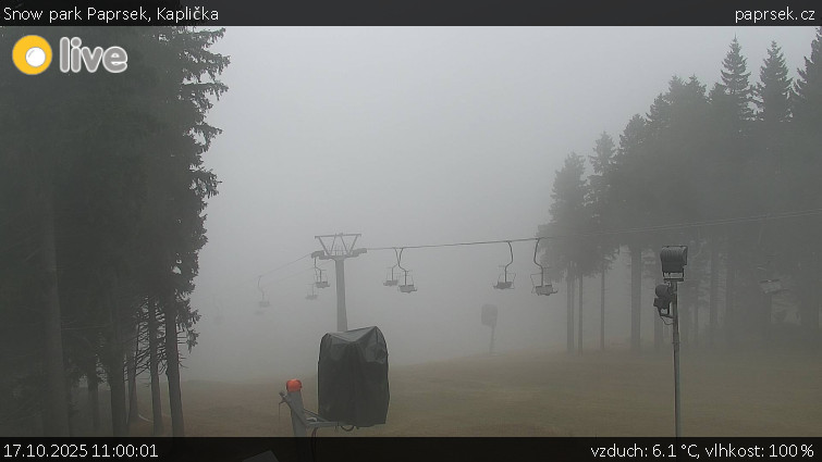 Snow park Paprsek - Kaplička - 17.10.2025 v 11:00 Snow park Paprsek - Kaplička - 17.10.2025 v 11:00