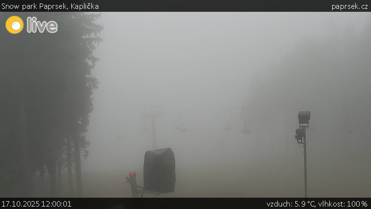 Snow park Paprsek - Kaplička - 17.10.2025 v 12:00 Snow park Paprsek - Kaplička - 17.10.2025 v 12:00