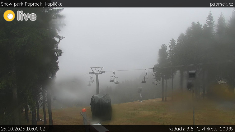 Snow park Paprsek - Kaplička - 26.10.2025 v 10:00 Snow park Paprsek - Kaplička - 26.10.2025 v 10:00