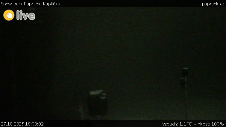 Snow park Paprsek - Kaplička - 27.10.2025 v 18:00 Snow park Paprsek - Kaplička - 27.10.2025 v 18:00