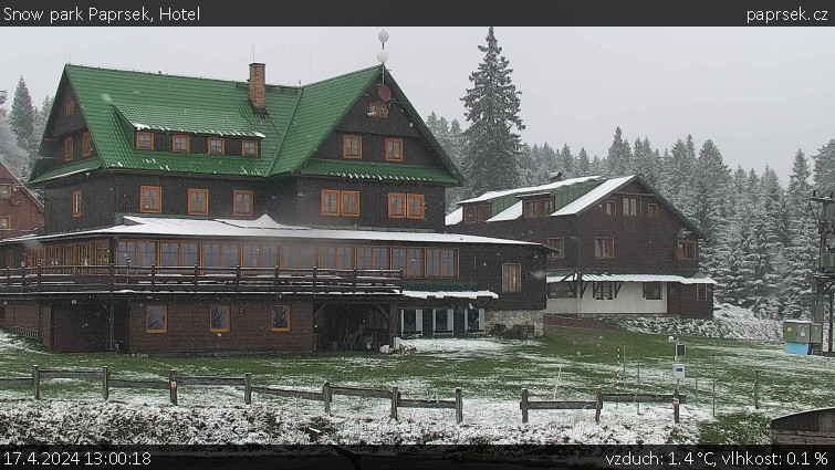 Snow park Paprsek - Hotel - 17.4.2024 v 13:00