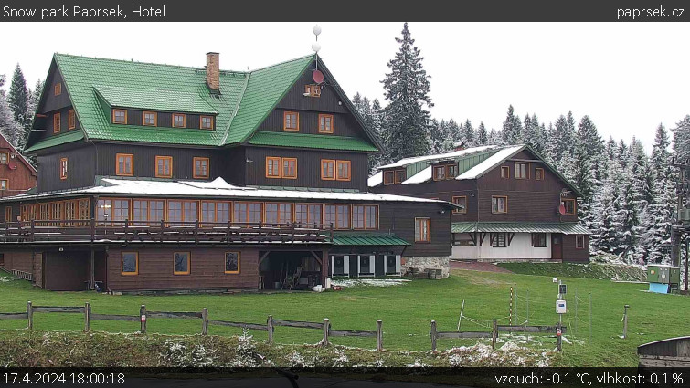 Snow park Paprsek - Hotel - 17.4.2024 v 18:00