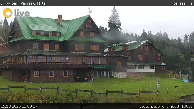 Snow park Paprsek - Hotel - 15.10.2025 v 11:00 Snow park Paprsek - Hotel - 15.10.2025 v 11:00