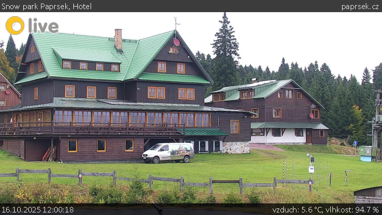 Snow park Paprsek - Hotel - 16.10.2025 v 12:00 Snow park Paprsek - Hotel - 16.10.2025 v 12:00