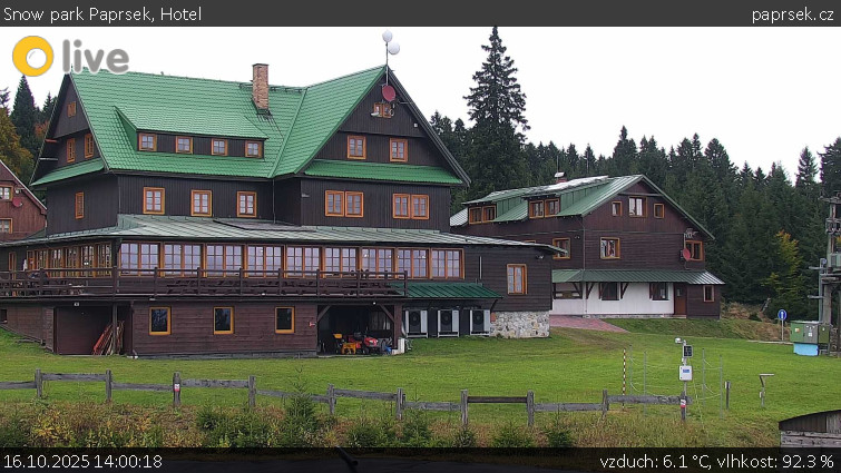 Snow park Paprsek - Hotel - 16.10.2025 v 14:00 Snow park Paprsek - Hotel - 16.10.2025 v 14:00