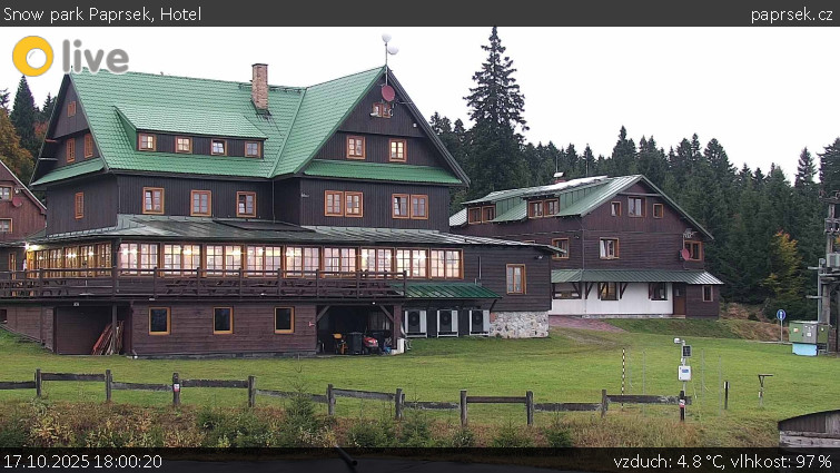 Snow park Paprsek - Hotel - 17.10.2025 v 18:00 Snow park Paprsek - Hotel - 17.10.2025 v 18:00