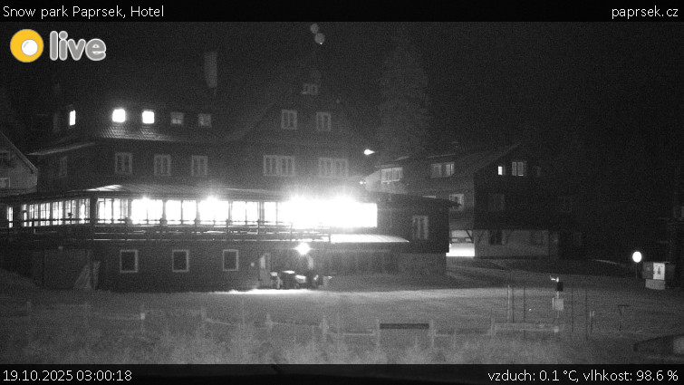 Snow park Paprsek - Hotel - 19.10.2025 v 03:00 Snow park Paprsek - Hotel - 19.10.2025 v 03:00