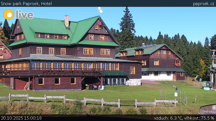 Snow park Paprsek - Hotel - 20.10.2025 v 15:00 Snow park Paprsek - Hotel - 20.10.2025 v 15:00