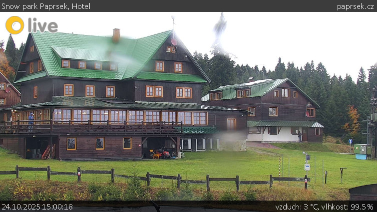 Snow park Paprsek - Hotel - 24.10.2025 v 15:00 Snow park Paprsek - Hotel - 24.10.2025 v 15:00